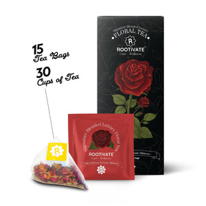 Rose & Hibiscus Signature Blended Luxury Floral Tea